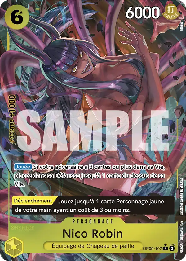 Carte One Piece OP09-107 Nico Robin V2 | LorenZone
