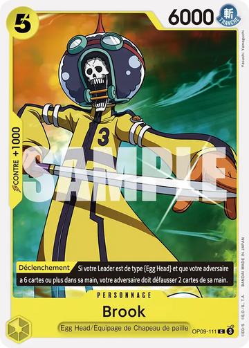 Carte One Piece Brook OP09-111 - Les Nouveaux Empereurs