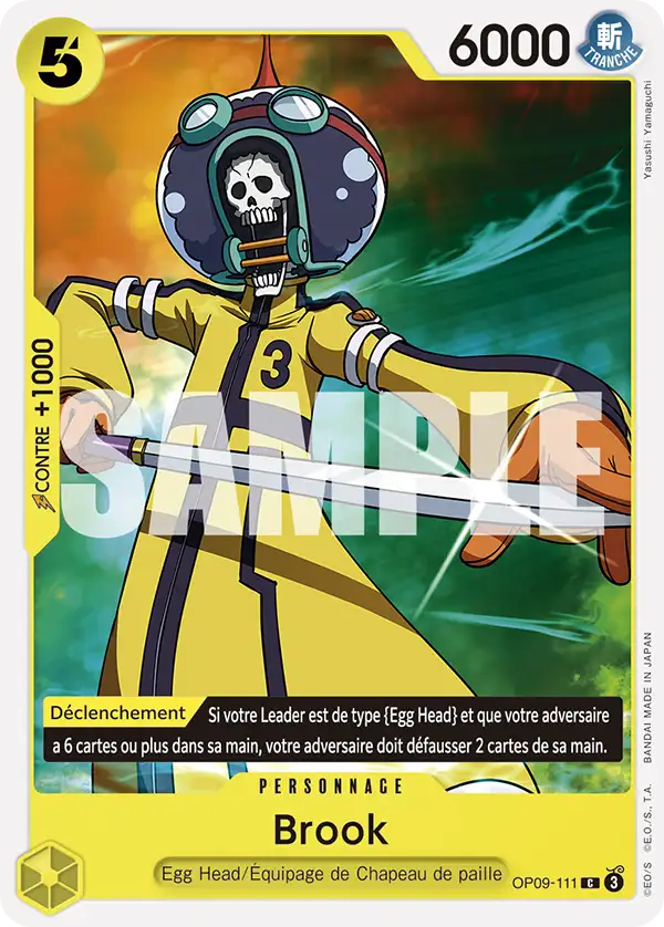 Carte One Piece OP09-111 Brook | LorenZone