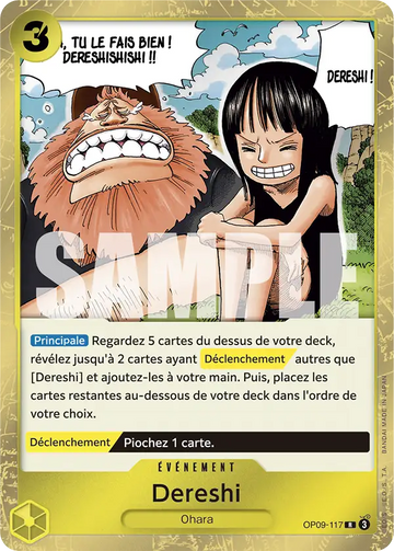 Carte One Piece Dereshi OP09-117 - Les Nouveaux Empereurs