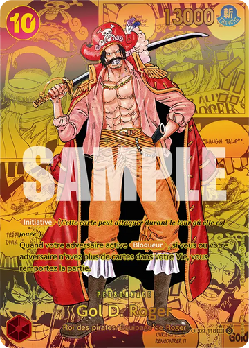 Carte One Piece Gol D. Roger OP09-118 V3 - Les Nouveaux Empereurs