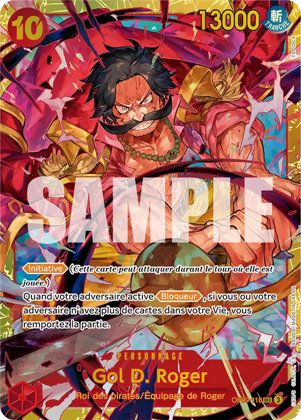 Carte One Piece OP09-118 Gol D. Roger V1 | LorenZone
