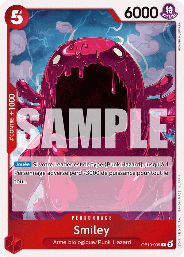 Carte One Piece OP10-009 Smiley | LorenZone