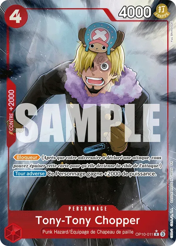 Carte One Piece OP10-011 Tony-Tony Chopper V2 | LorenZone
