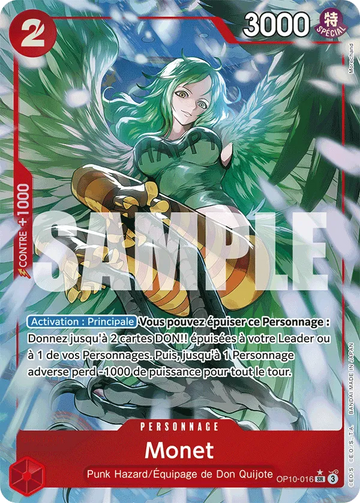 Carte One Piece Monet OP10-016 V2 - Sang Royal