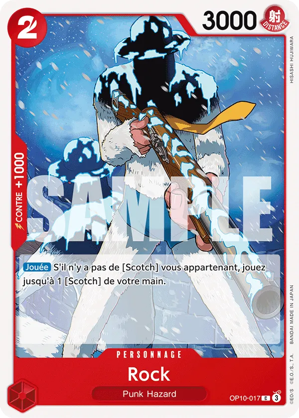 Carte One Piece OP10-017 Rock | LorenZone