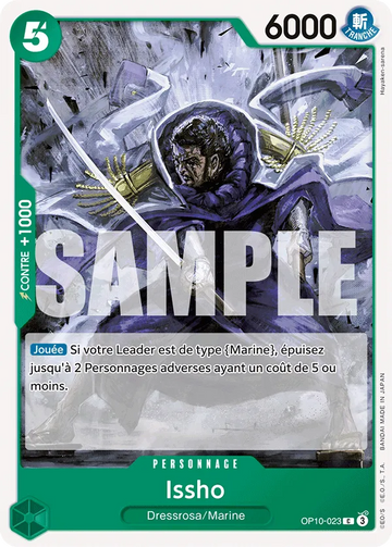 Carte One Piece Issho OP10-023 - Sang Royal