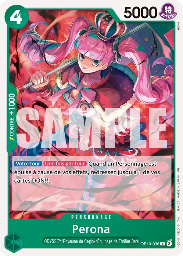 Carte One Piece OP10-036 Perona | LorenZone