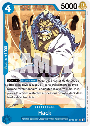 Carte One Piece Hack OP10-051 - Sang Royal