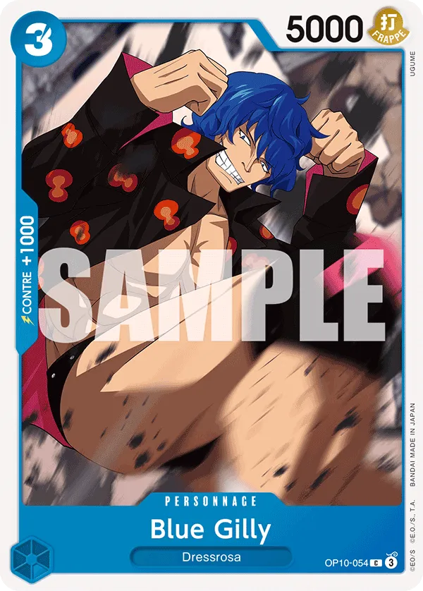 Carte One Piece OP10-054 Blue Gilly | LorenZone
