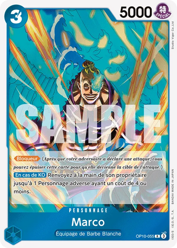 Carte One Piece Marco OP10-055 - Sang Royal