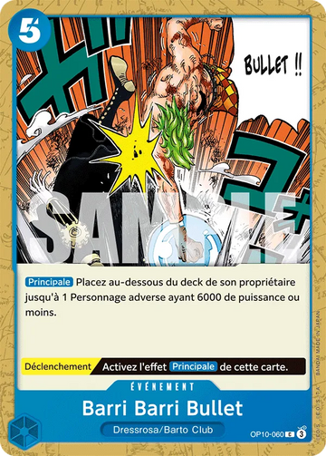 Carte One Piece Barri Barri Bullet OP10-060 - Sang Royal