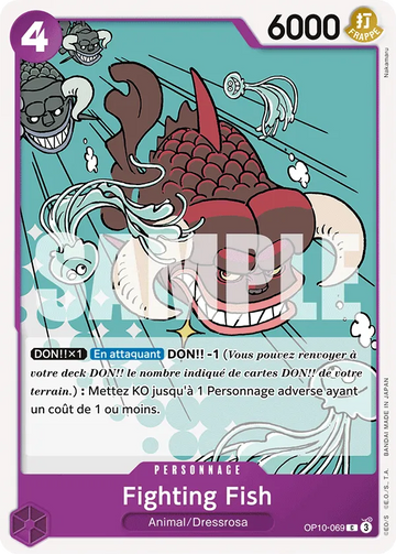 Carte One Piece Fighting Fish OP10-069 - Sang Royal