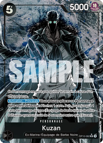 Carte One Piece Kuzan OP10-082 V2 - Sang Royal
