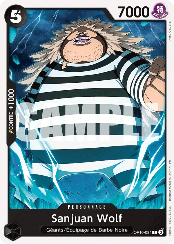 Carte One Piece OP10-084 Sanjuan Wolf | LorenZone