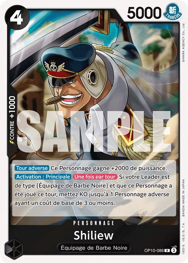Carte One Piece OP10-086 Shiliew | LorenZone