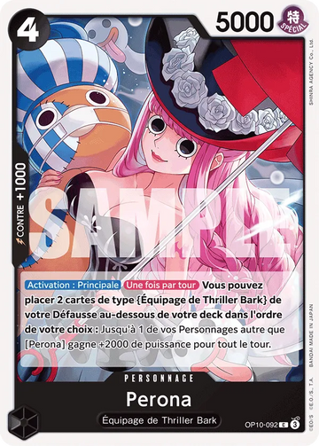 Carte One Piece Perona OP10-092 - Sang Royal