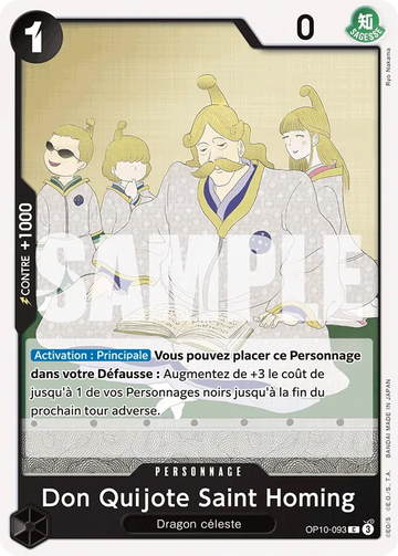 Carte One Piece Don Quijote Saint Homing OP10-093 - Sang Royal