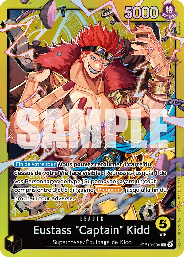 Carte One Piece OP10-099 Eustass "Captain" Kidd | LorenZone