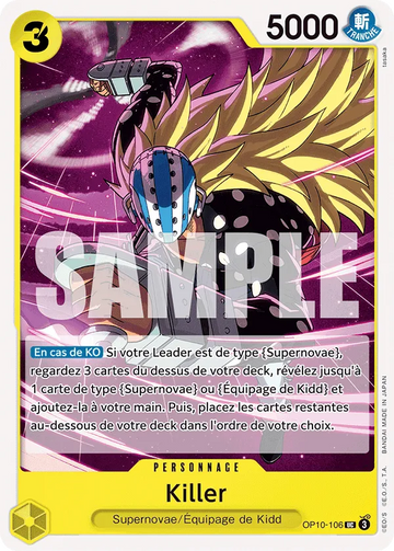 Carte One Piece Killer OP10-106 - Sang Royal