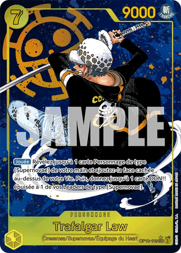 Carte One Piece Trafalgar Law OP10-119 V2 - Sang Royal