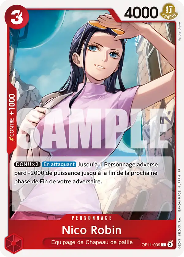 Carte One Piece OP11-009 Nico Robin | LorenZone