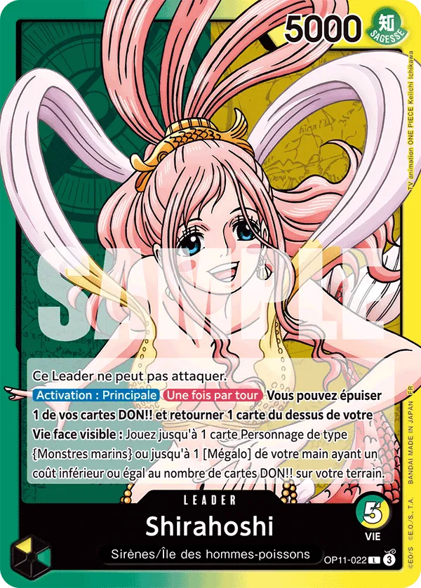 Carte One Piece OP11-022 Shirahoshi V1 | LorenZone