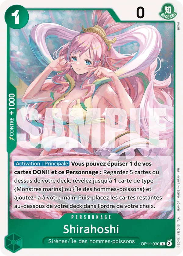 Carte One Piece OP11-030 Shirahoshi | LorenZone