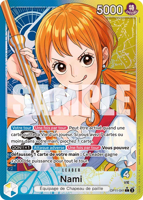Carte One Piece OP11-041 Nami V2 | LorenZone