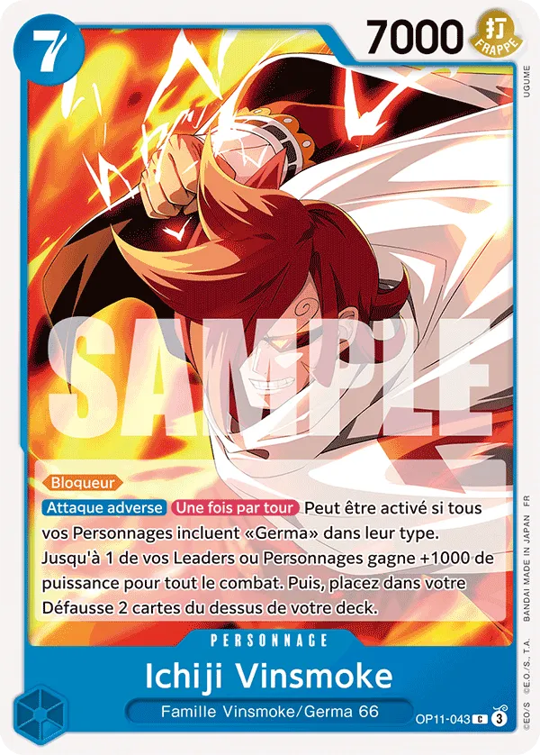 Carte One Piece OP11-043 Ichiji Vinsmoke | LorenZone