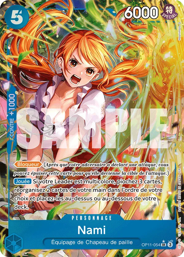 Carte One Piece OP11-054 Nami V2 | LorenZone