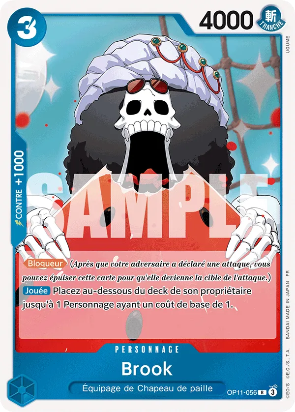 Carte One Piece OP11-056 Brook | LorenZone