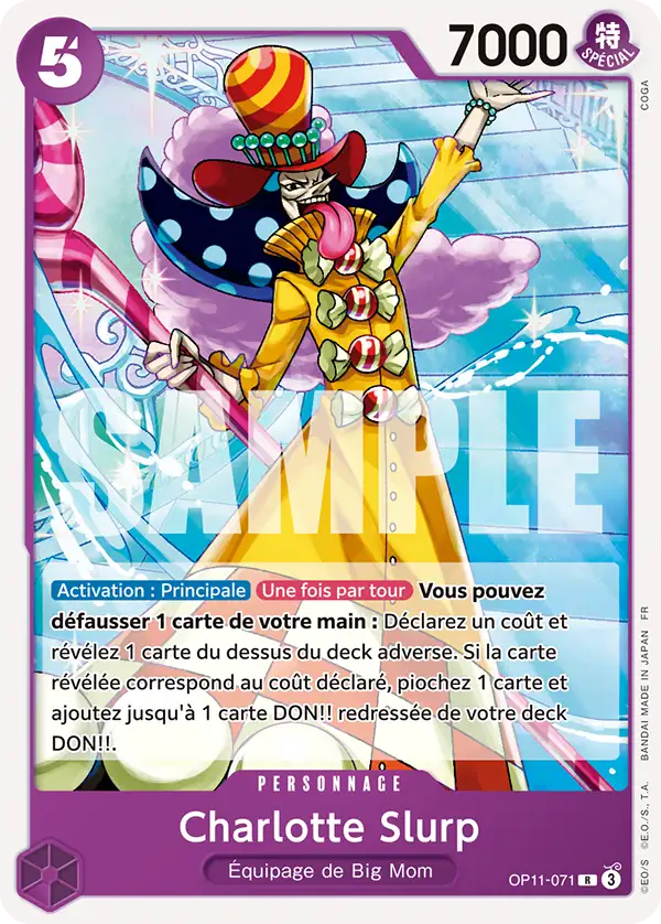 Carte One Piece OP11-071 Charlotte Slurp | LorenZone