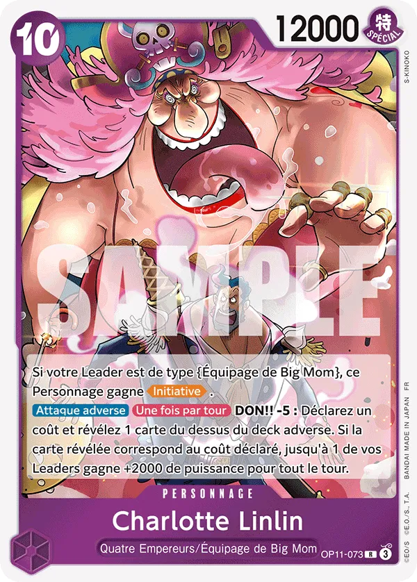 Carte One Piece OP11-073 Charlotte Linlin V1 | LorenZone