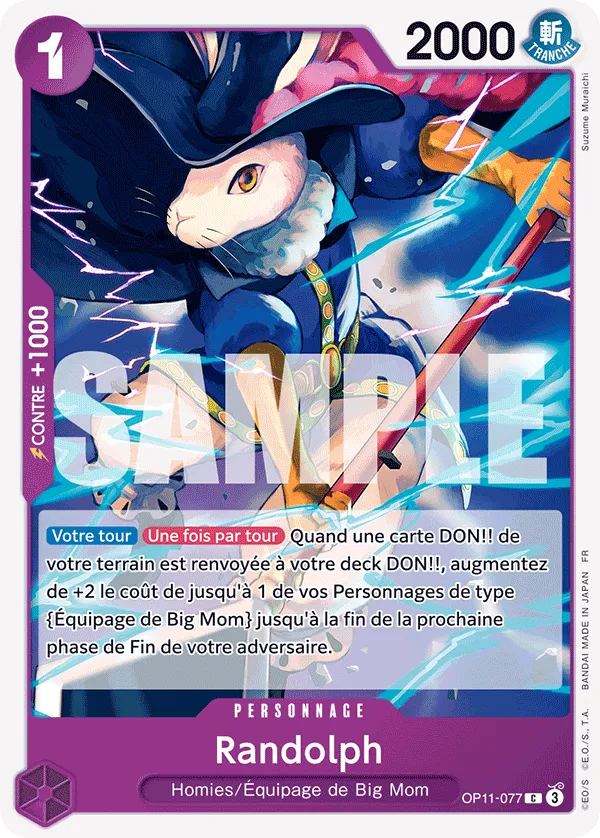 Carte One Piece OP11-077 Randolph | LorenZone
