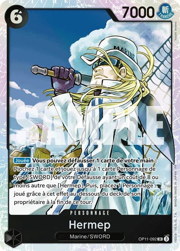 Carte One Piece OP11-092 Hermep V1 | LorenZone