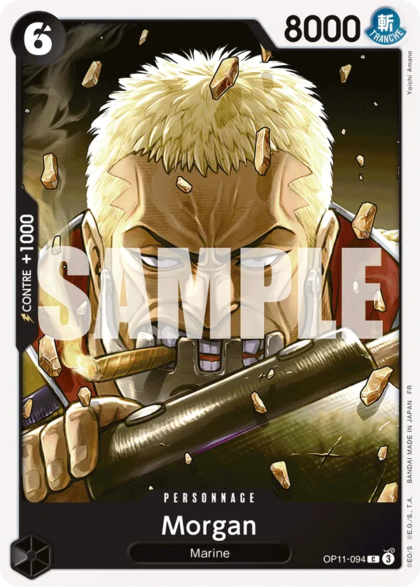 Carte One Piece OP11-094 Morgan | LorenZone