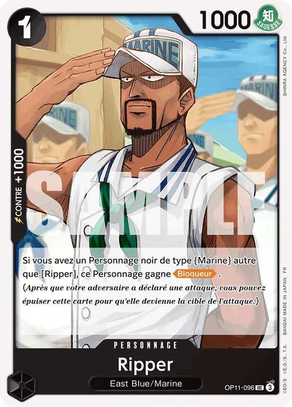 Carte One Piece OP11-096 Ripper | LorenZone