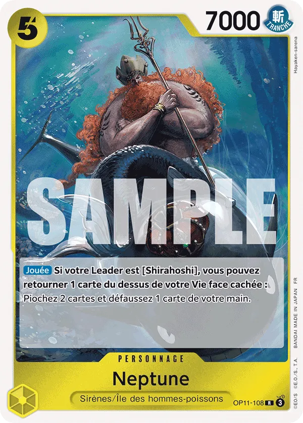 Carte One Piece OP11-108 Neptune | LorenZone