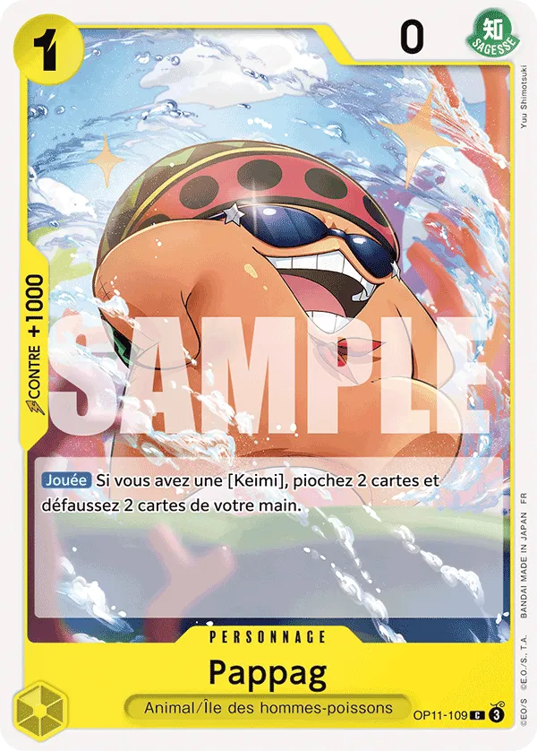Carte One Piece OP11-109 Pappag | LorenZone