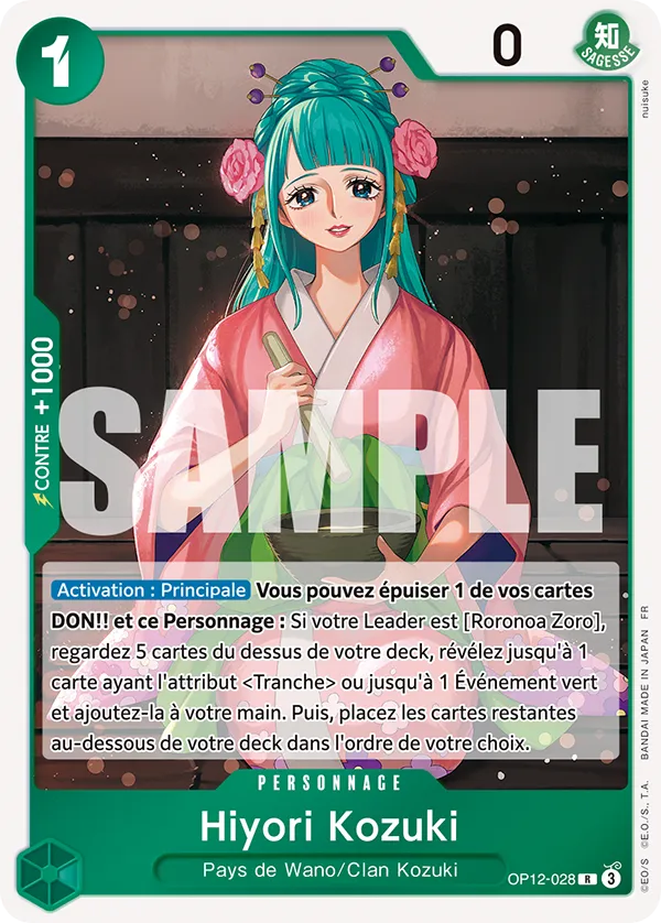Carte One Piece OP12-028 Hiyori Kozuki | LorenZone