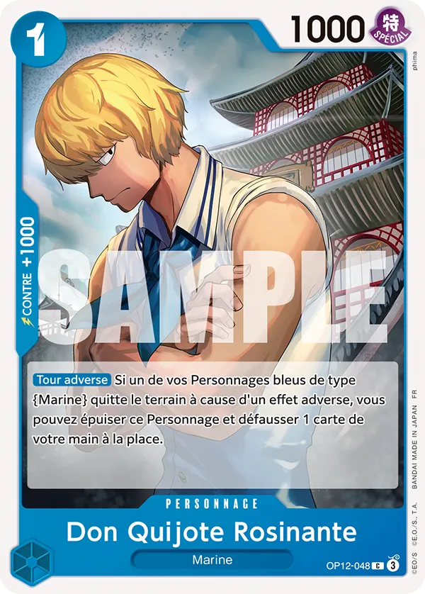 Carte One Piece OP12-048 Don Quijote Rosinante | LorenZone