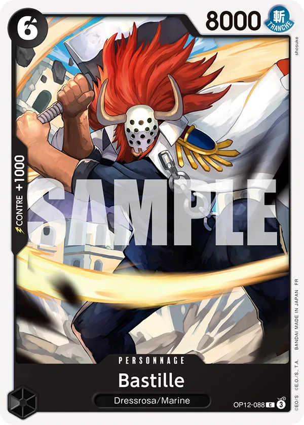 Carte One Piece OP12-088 Bastille | LorenZone