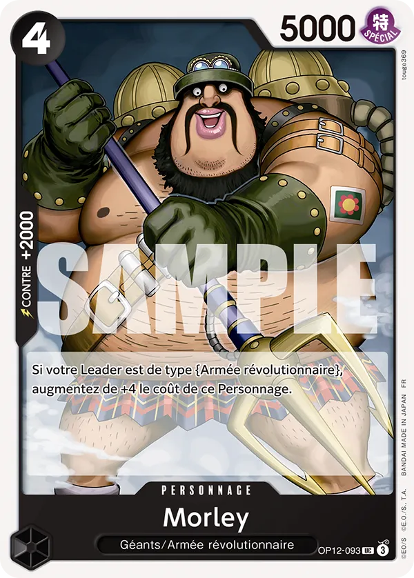Carte One Piece OP12-093 Morley | LorenZone