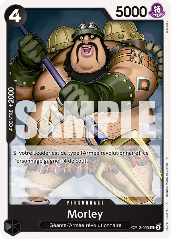 Carte One Piece OP12-093 Morley | LorenZone
