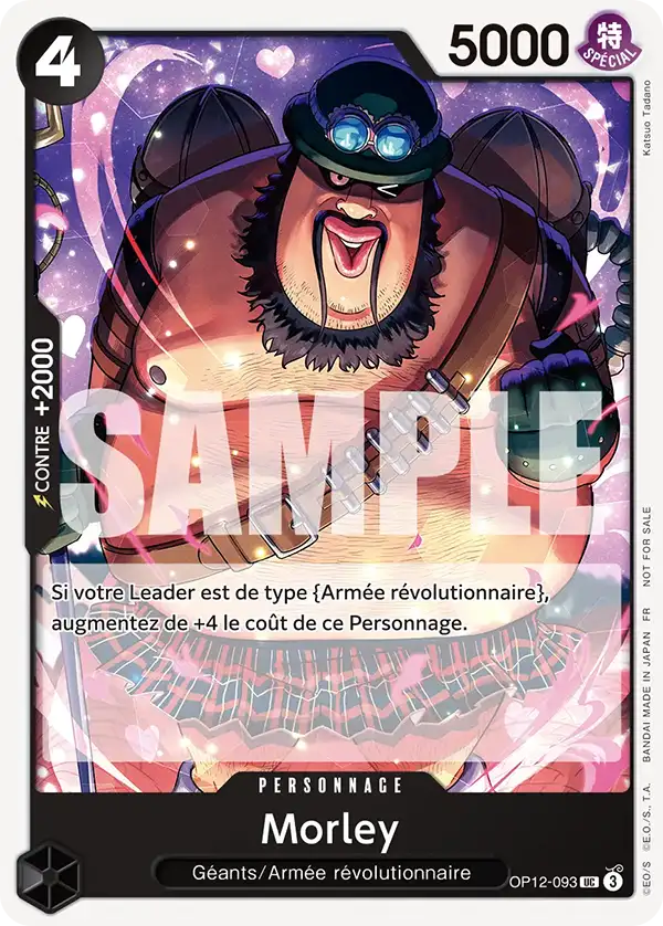 Carte One Piece OP12-093 Morley V2 | LorenZone