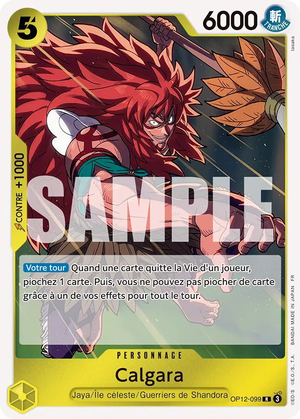 Carte One Piece OP12-099 Calgara | LorenZone