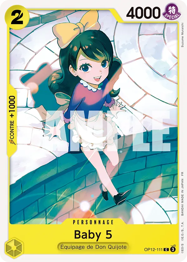 Carte One Piece OP12-111 Baby 5 | LorenZone