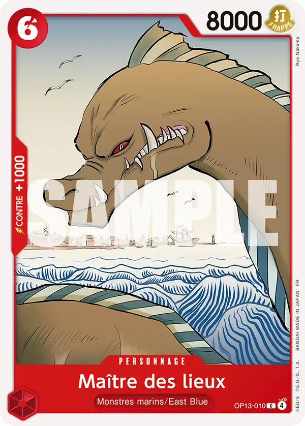 Carte One Piece OP13-010 Maître des lieux (Tournoi 3e anniversaire) | LorenZone