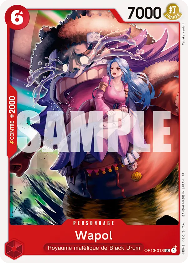 Carte One Piece OP13-018 Wapol (Tournoi 3e anniversaire) | LorenZone